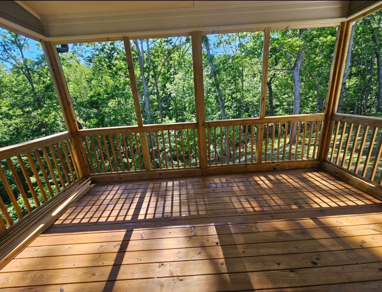 Deck framing and board install by Interior Transformation Remodeling in Metro Atlanta